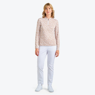 Nivo Ladies Lolita Long Sleeve Liv Cool Mock - Desert