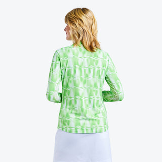 Nivo Ladies Lolita Long Sleeve Liv Cool Mock - Mojito