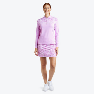 Nivo Ladies Lolita Long Sleeve Liv Cool Mock - Bubble Gum