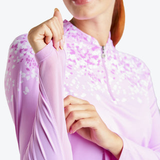 Nivo Ladies Lolita Long Sleeve Liv Cool Mock - Bubble Gum