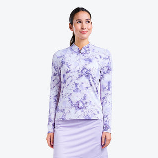 Nivo Ladies Lolita Long Sleeve Liv Cool Mock - Lavender