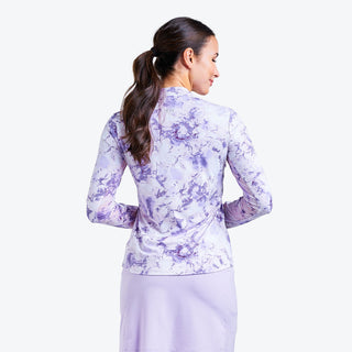 Nivo Ladies Lolita Long Sleeve Liv Cool Mock - Lavender