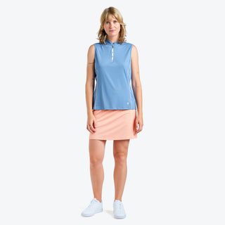 Nivo Ladies Alivia Sleeveless Active Mock - Sea Reflection