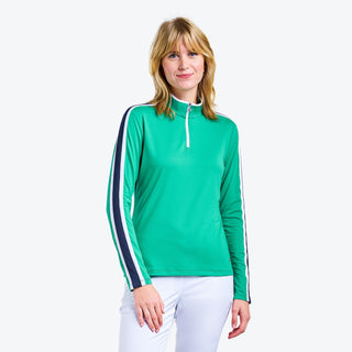 Nivo Ladies Gianna Long Sleeve Mock - Jalapeno