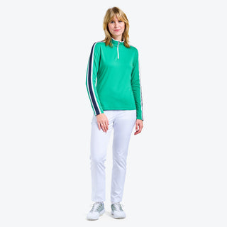 Nivo Ladies Gianna Long Sleeve Mock - Jalapeno