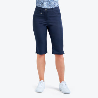 Nivo Ladies Nalini Long Ladies Golf Shorts - Navy -  Inseam 36CM