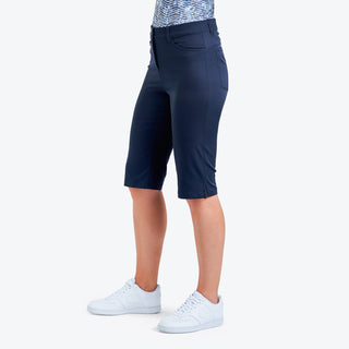 Nivo Ladies Nalini Long Ladies Golf Shorts - Navy -  Inseam 36CM