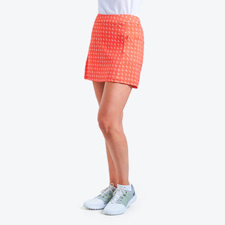 Nivo Ladies Layla Liv Cool Golf Skort - Papaya - 43CM