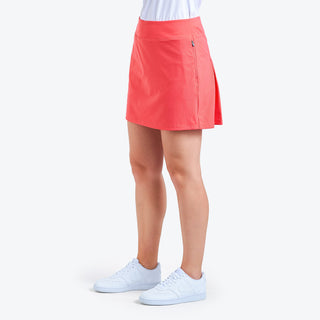 Nivo Ladies Abi Active Golf Skort - Papaya - 41CM