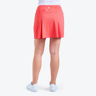 Nivo Ladies Abi Active Golf Skort - Papaya - 41CM