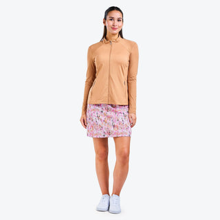 Nivo Ladies London Cardigan Golf Top - Camel