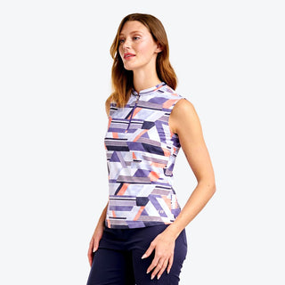 Nivo Ladies Linnea Sleeveless Polo - Future Dusk