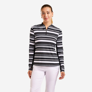 Lolita Long Sleeve Top - Black & White