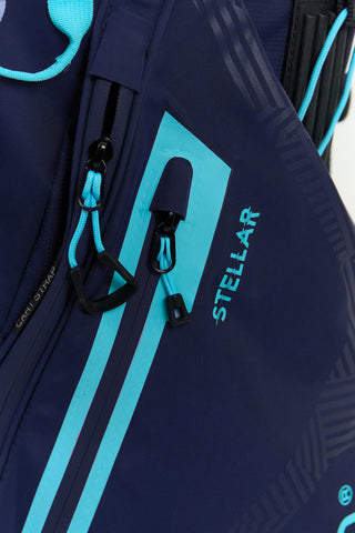 Sun Mountain Water-Resistant Stellar Cart Golf Bag - Navy, Tahiti & Blue