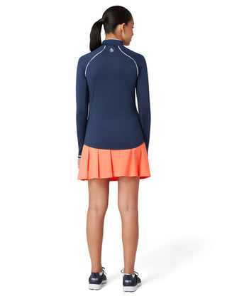 Penguin Ladies Golf Veronica Sun Protection Long Sleeve Top - Navy