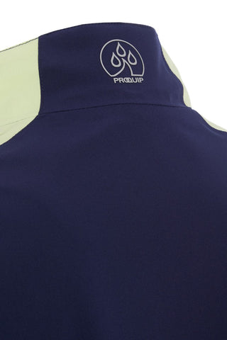 ProQuip Golf Ladies Paige Short Sleeve Rain Jacket - Navy & Lime