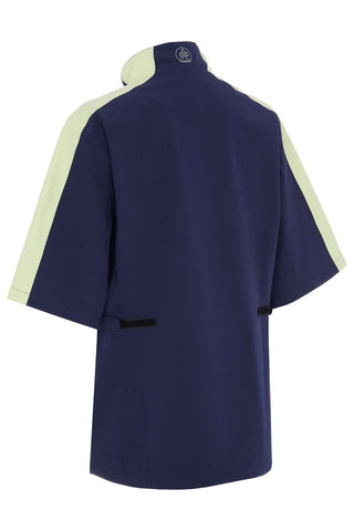 ProQuip Golf Ladies Paige Short Sleeve Rain Jacket - Navy & Lime