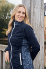Navy Paisley