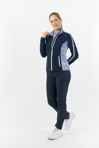 Pure Golf Breeze Ladies Golf Jacket - Peardrop Sapphire