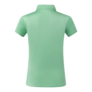 Pure Golf Christina Cap Sleeve Polo Shirt - Sage Green