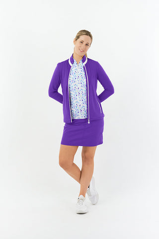 Pure Golf Mist Ladies Golf Jacket / Mid Layer - Purple