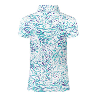 Pure Golf Ellen Short Sleeve Polo Shirt - Fierce Fusion