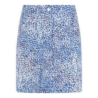 Pure Golf Clarity Printed Golf Skort - Peardrop Sapphire