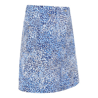 Pure Golf Clarity Printed Golf Skort - Peardrop Sapphire