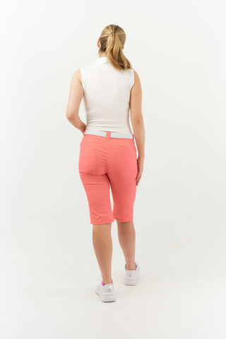 Pure Golf Trust Bermuda Shorts - Coral