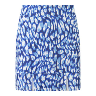 Pure Golf Alda Pull on Ladies Golf Skort - Leopard Lake