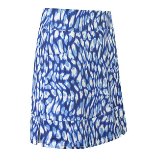 Pure Golf Alda Pull on Ladies Golf Skort - Leopard Lake