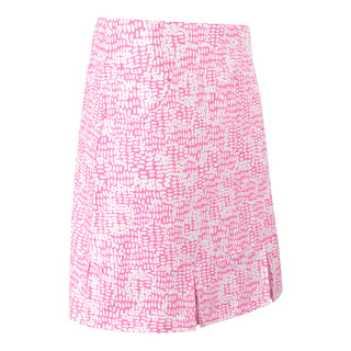 Pure Golf Alda Pull on Womens Golf Skort - Candy Pebble