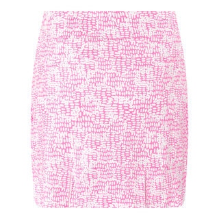 Pure Golf Alda Pull on Womens Golf Skort - Candy Pebble