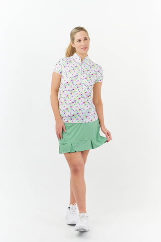 Pure Golf Suvi Pull on Golf Skort - Sage Green