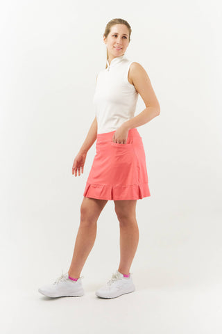 Pure Golf Suvi Pull on Skort - Coral