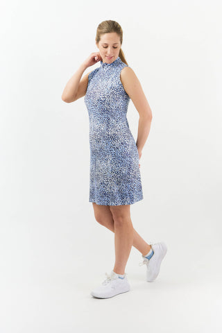 Pure Golf Miley Sleeveless Golf Dress - Peardrop Sapphire