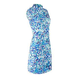 Pure Golf Miley Sleeveless  Ladies Golf Dress - Dappled Ocean