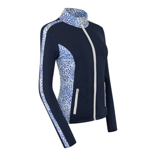 Pure Golf Breeze Ladies Golf Jacket - Peardrop Sapphire