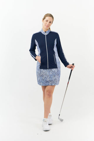 Pure Golf Breeze Ladies Golf Jacket - Peardrop Sapphire