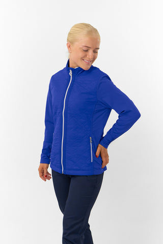 Pure Golf Irina Long Sleeve Padded Jacket - Bluebell