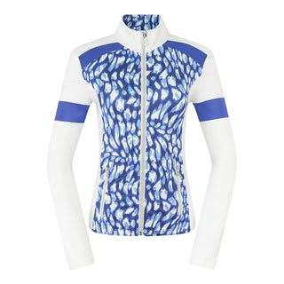 Pure Golf Galena Ladies Golf Jacket - Leopard lake