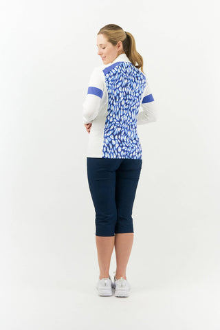 Pure Golf Galena Ladies Golf Jacket - Leopard lake