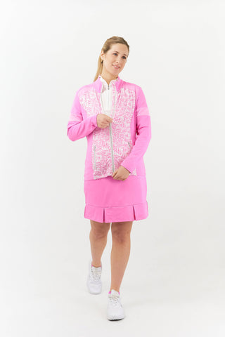 Pure Golf Galena Ladies Golf Jacket - Candy Pebble