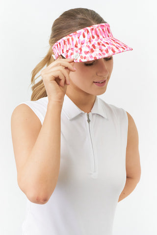 Pure Golf Arielle Telephone Wire Golf Visor - Petal Polka