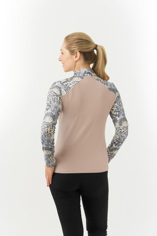 Pure Golf Maple Long Sleeve Golf Top - Kocho Dream