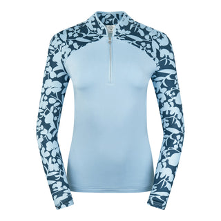 Pure Golf Maple Long Sleeve Golf Top - Midnight Rose