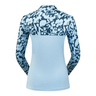 Pure Golf Maple Long Sleeve Golf Top - Midnight Rose