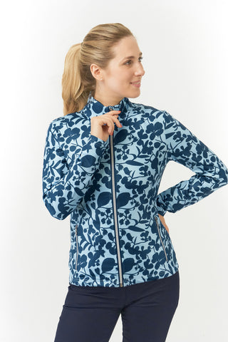 Pure Golf Auttie Winter Ladies Golf Jacket - Midnight Rose