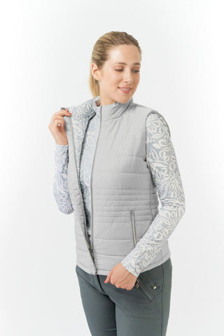 Pure Golf Eve Reversible Ladies Golf Gilet - Winter Foliage