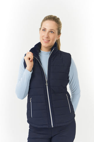 Pure Golf Ladies Hemisphere Gilet- Navy